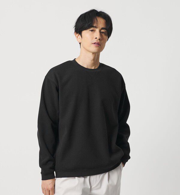 BEAUTY&YOUTH UNITED ARROWS「ウェーブ アゼ ボンディング クルーネック スウェット」|Tシャツ・カットソー|DK.GRAY