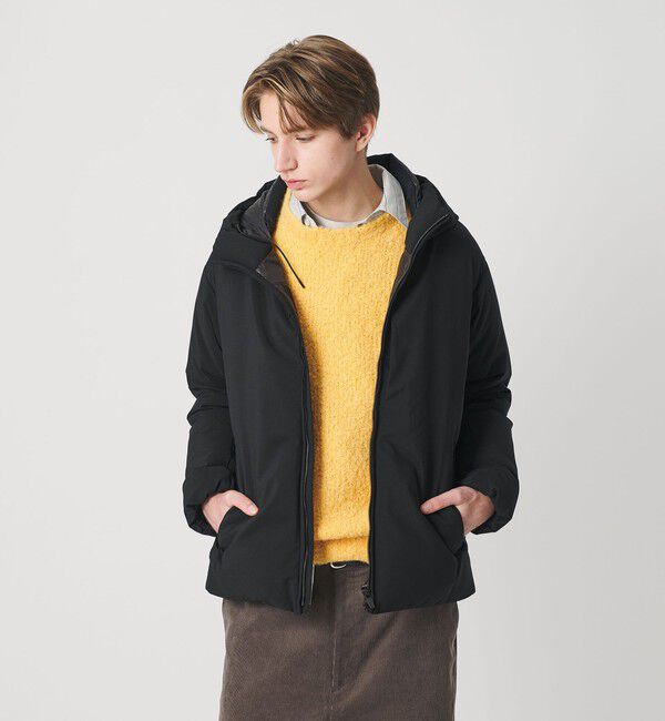 BEAUTY&YOUTH UNITED ARROWS「小松マテーレ シャンブレー フード ダウンジャケット 700FP 撥水機能」|ダウン|