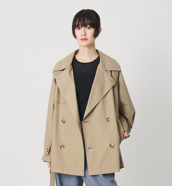 BEAUTY&YOUTH UNITED ARROWS「コットンブレンド ミドルトレンチコート」|トレンチコート|