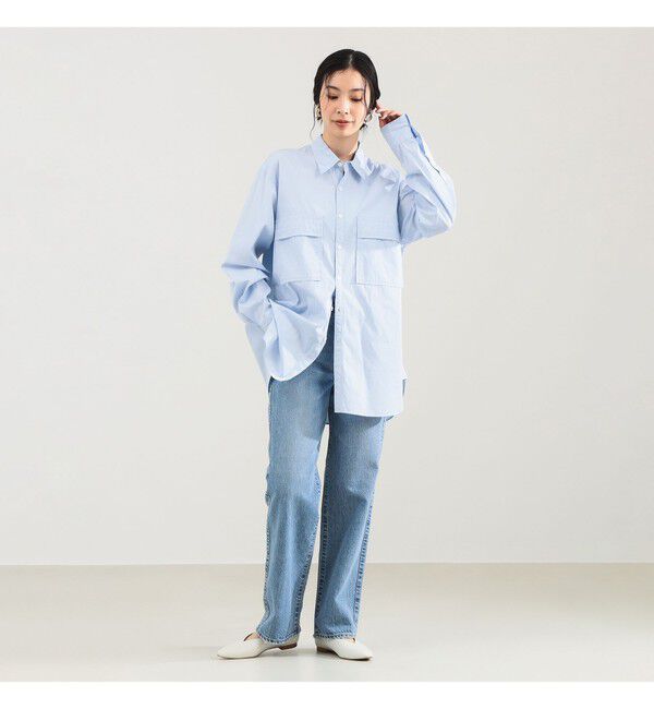 Demi-Luxe BEAMS 「upper hights / THE CECILIE FLOW デニムパンツ」|デニム|