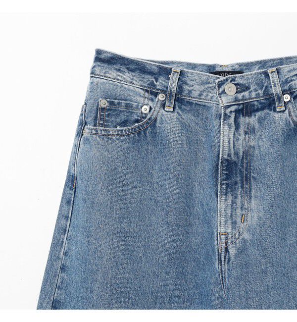 Demi-Luxe BEAMS 「YLEVE / ハイウエスト ワイド デニムパンツ」|デニム|