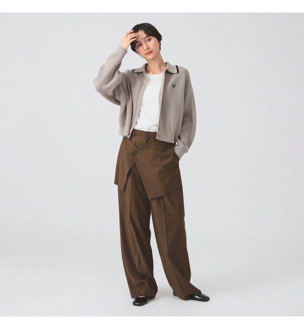 Ray BEAMS 「【別注】FRED PERRY / Tipped Collar Cardigan」|ニット・セーター|