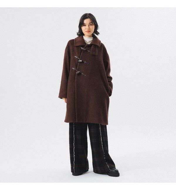 BEAMSBOY「maturely / シャギー ヘリンボーン ダッフルコート」|ダッフルコート|