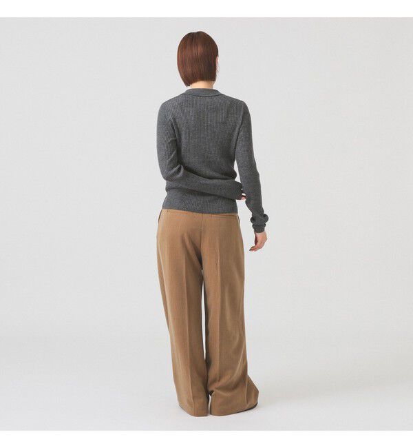 Ray BEAMS 「リブ ポロ カーディガン」|ニット・セーター|