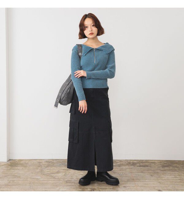 Ray BEAMS 「カーゴ ポケット タイト スカート」|タイト|