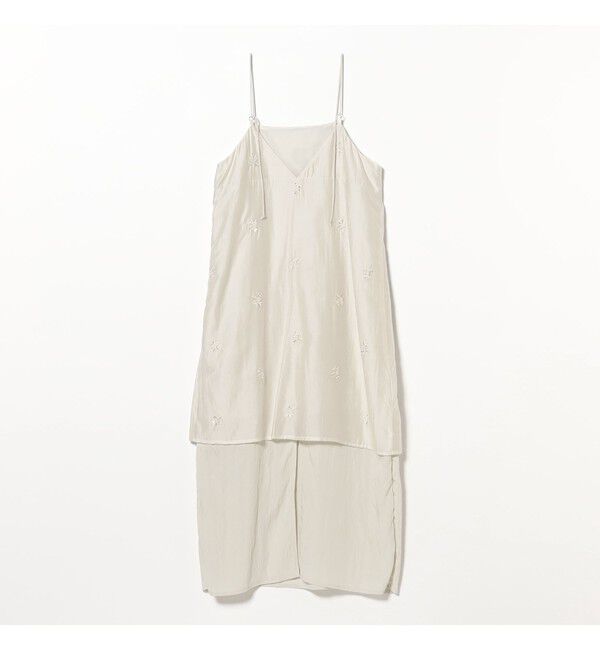 Ray BEAMS 「ビーズ 刺繍 キャミ ワンピース」|ワンピース|