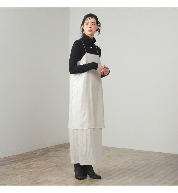 Ray BEAMS 「ビーズ 刺繍 キャミ ワンピース」|ワンピース|