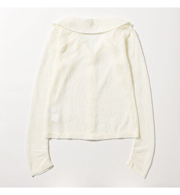 Ray BEAMS 「RBS / カットレース ビッグカラー シャツ」|シャツ・ブラウス|