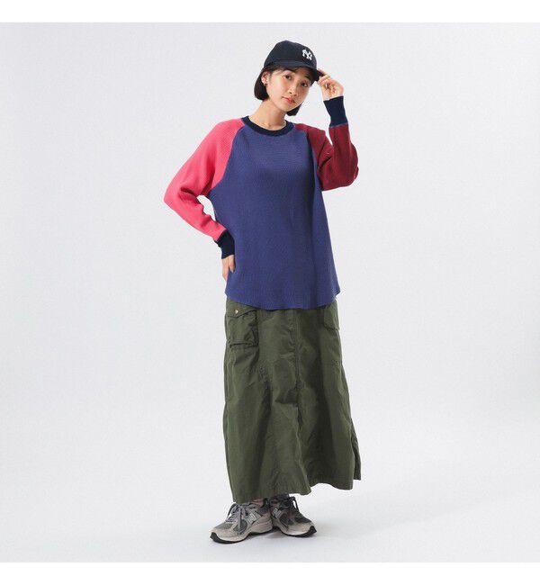 BEAMSBOY「コットン タイプライター ミリタリー スカート」|スカート|