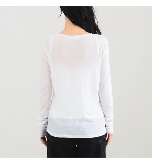 Demi-Luxe BEAMS 「シアーコットン ロングスリーブT」|Tシャツ・カットソー|