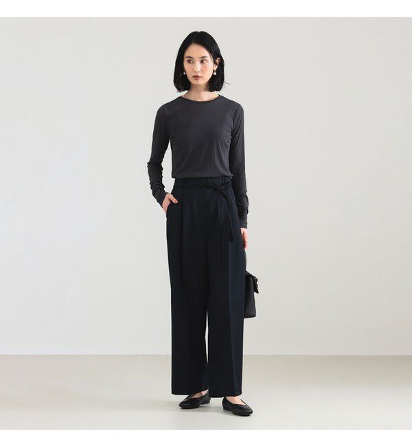 Demi-Luxe BEAMS 「シアーコットン ロングスリーブT」|Tシャツ・カットソー|