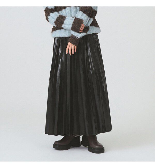 Ray BEAMS 「メタリックプリーツスカート」|スカート|