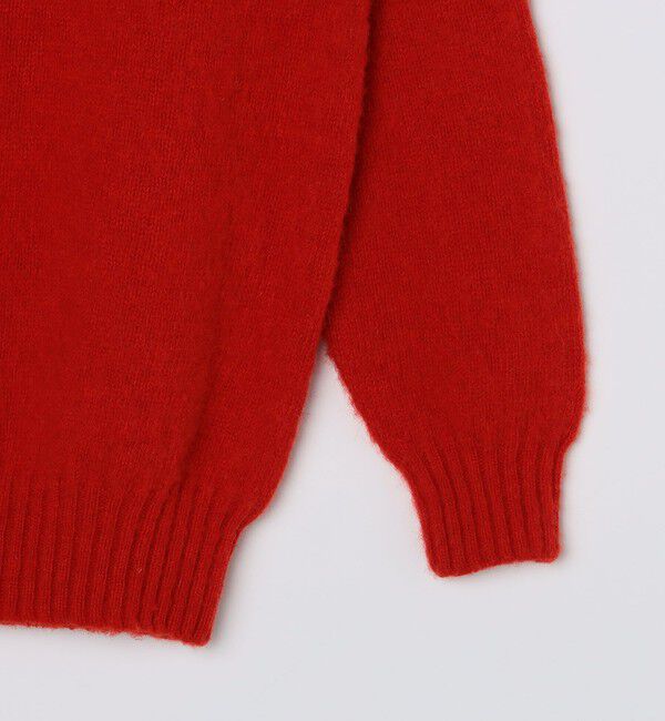 SHIPS「【SHIPS別注】HARLEY OF SCOTLAND:ウォッシャブル シャギー クルーネックニット」|ニット・セーター|