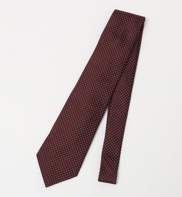 SHIPS「SHIPS: フォサッティ サテン ピンドット ネクタイ」|ネクタイ・蝶ネクタイ|