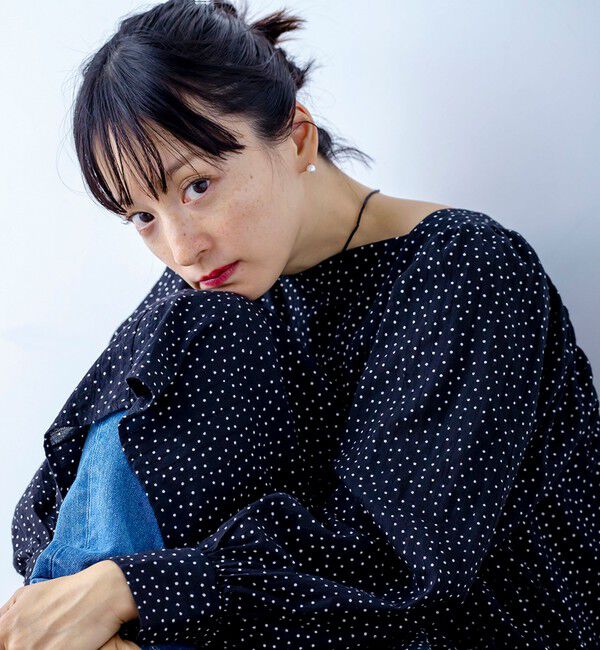 SHIPS any「【SHIPS any別注】MIYAKO TAKAYAMA &times; SHIPS any: ドット マキシ ワンピース」|ワンピース|