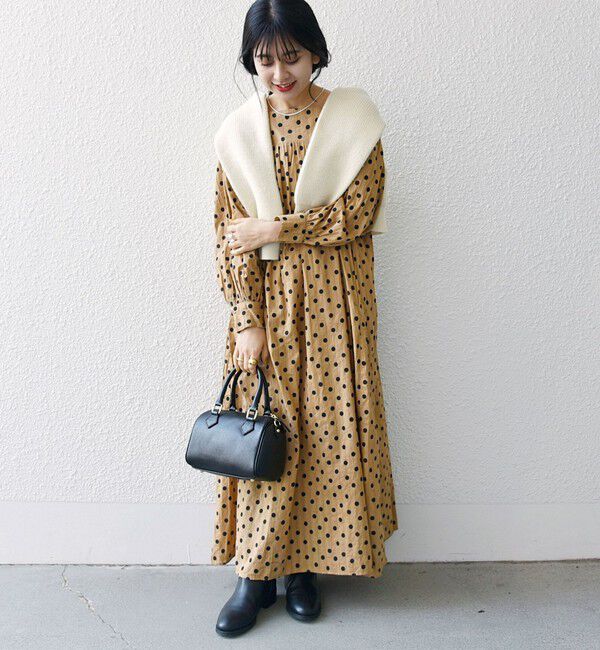 SHIPS any「【SHIPS any別注】MIYAKO TAKAYAMA &times; SHIPS any: ドット マキシ ワンピース」|ワンピース|