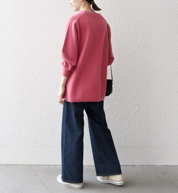 SHIPS any「SHIPS any:〈手洗い可能〉ミラノリブ スタンドネック プルオーバー」|ニット・セーター|