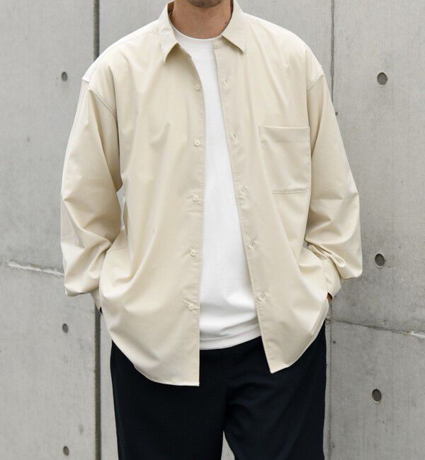 SHIPS any「SHIPS any: バンブー レーヨン バルーンスリーブ ドレープ オーバー シャツ ［BRIOS］◇」|シャツ・ブラウス|