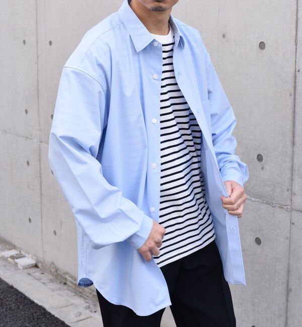 SHIPS any「SHIPS any: バンブー レーヨン バルーンスリーブ ドレープ オーバー シャツ ［BRIOS］◇」|シャツ・ブラウス|