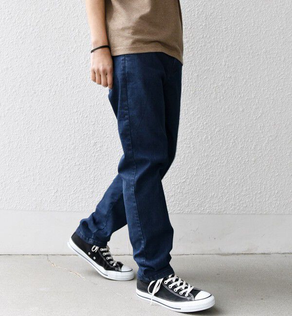 SHIPS any「SHIPS any: ベターコットン ストレッチ スリム テーパード デニム イージー パンツ◇」|デニム|