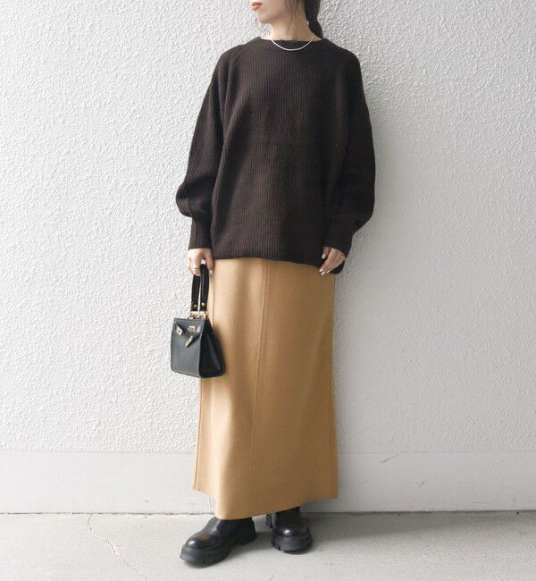 SHIPS any「SHIPS any:〈手洗い可能〉AQUA カシミヤ ミックス ハイネック ニット」|ニット・セーター|