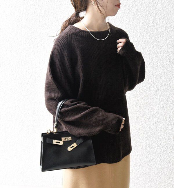 SHIPS any「SHIPS any:〈手洗い可能〉AQUA カシミヤ ミックス ハイネック ニット」|ニット・セーター|