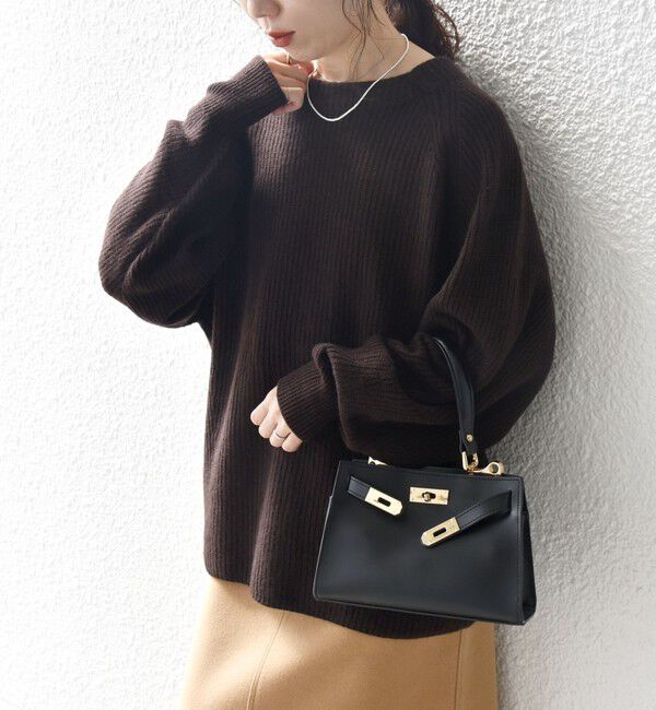 SHIPS any「SHIPS any:〈手洗い可能〉AQUA カシミヤ ミックス ハイネック ニット」|ニット・セーター|