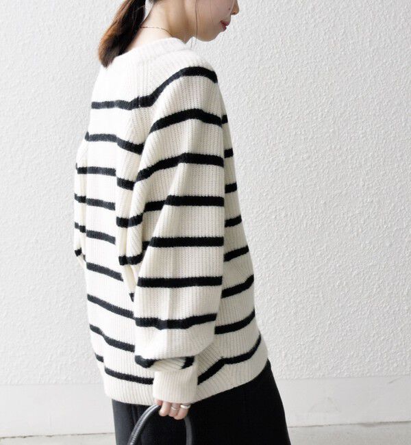 SHIPS any「SHIPS any:〈手洗い可能〉AQUA カシミヤ ミックス ハイネック ニット」|ニット・セーター|