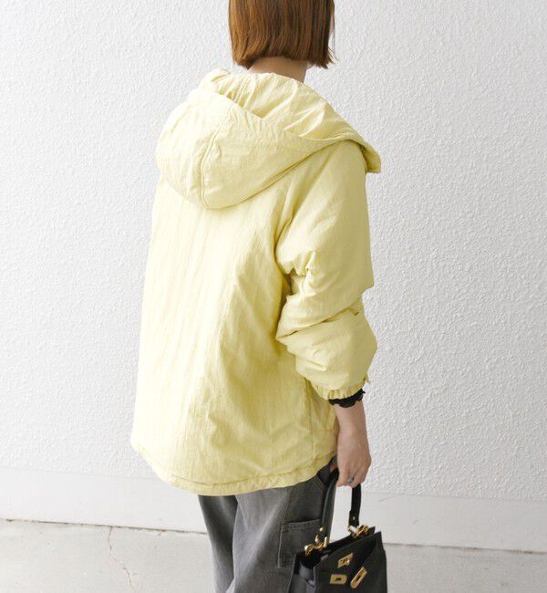 SHIPS any「SHIPS any:〈撥水加工〉中綿 パフ ダブルジップ フーディ ブルゾン」|ブルゾン・スタジャン|