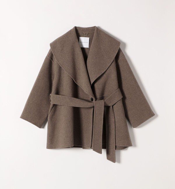 quaranciel「《一部追加予約》quaranciel: リバー ケープ ショート コート 25AW」|その他|