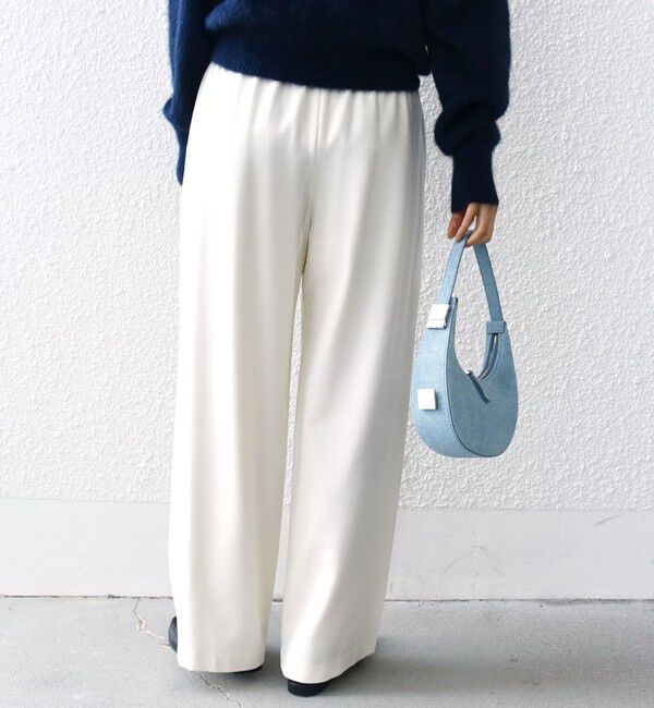 SHIPS for women「〈手洗い可能〉両面起毛 ドロスト パンツ」|その他|