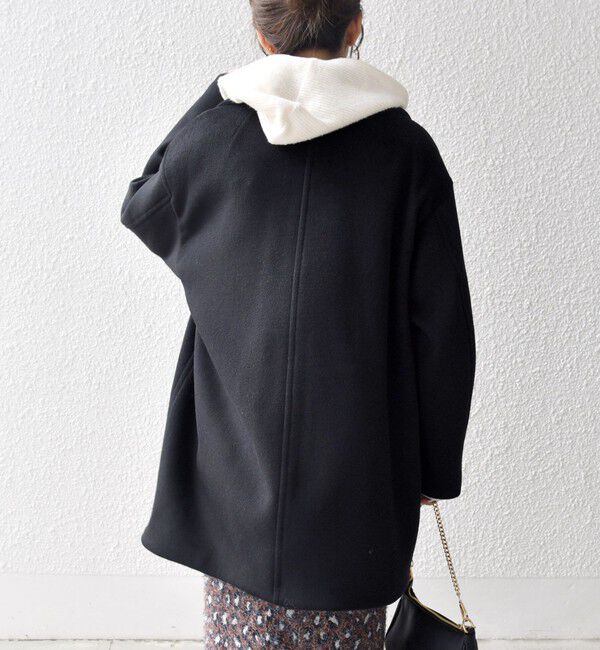 SHIPS any「SHIPS any: ウール コクーン テーラード ショート コート 25AW」|その他|