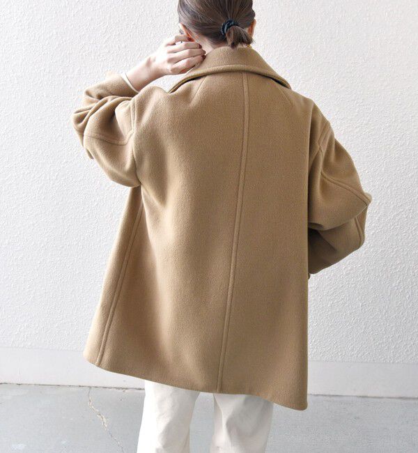 SHIPS any「SHIPS any: ウール コクーン テーラード ショート コート 25AW」|その他|