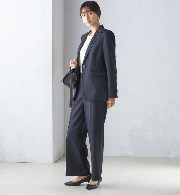 SHIPS for women「タキシード テーラード 1ボタン ジャケット」|テーラードジャケット|