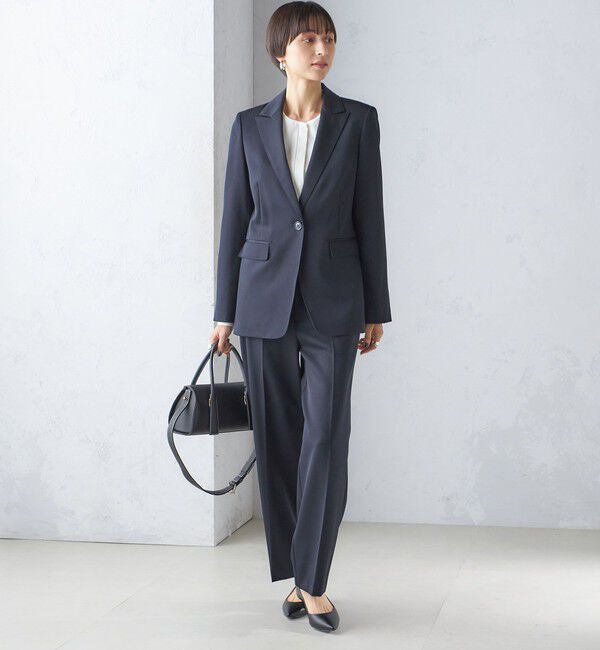 SHIPS for women「タキシード テーラード 1ボタン ジャケット」|テーラードジャケット|