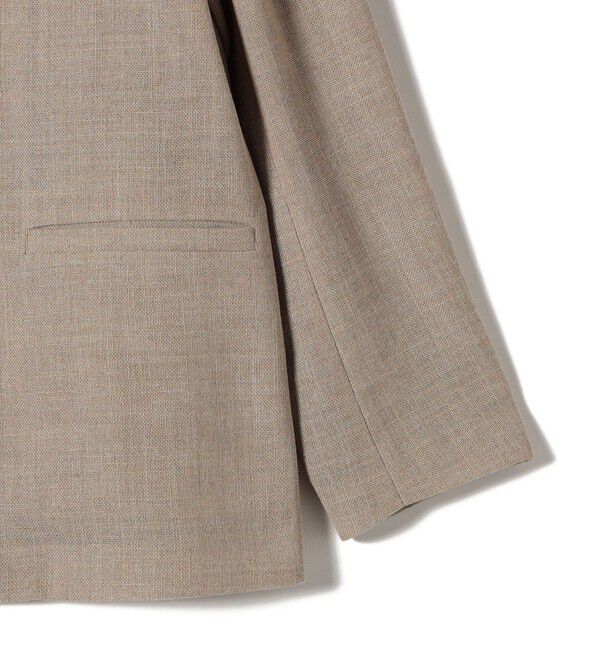 SHIPS for women「〈手洗い可能〉Asami 麻調合繊 カラーレス ジャケット」|ノーカラージャケット|