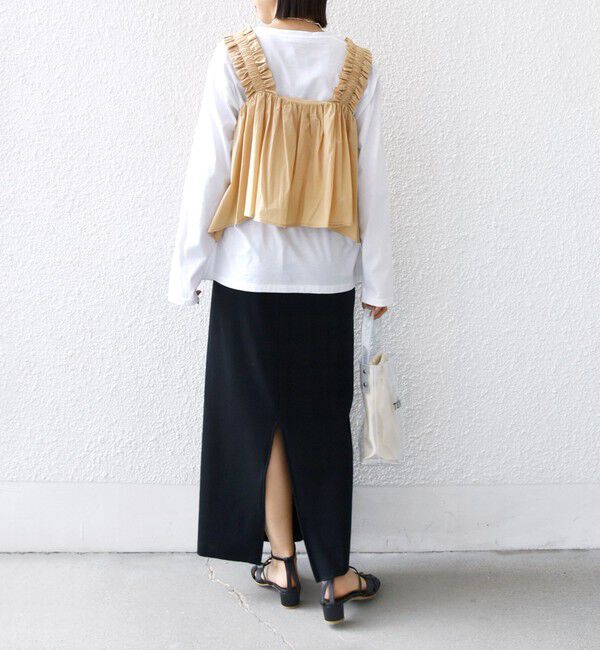 SHIPS for women「【WEB限定】〈洗濯機可能〉ショルダー フリル キャミソール」|シャツ・ブラウス|