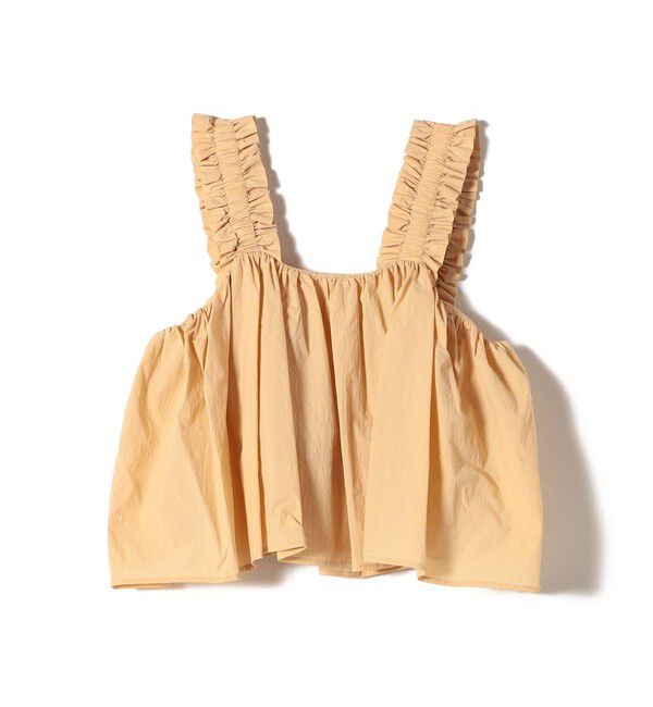 SHIPS for women「【WEB限定】〈洗濯機可能〉ショルダー フリル キャミソール」|シャツ・ブラウス|