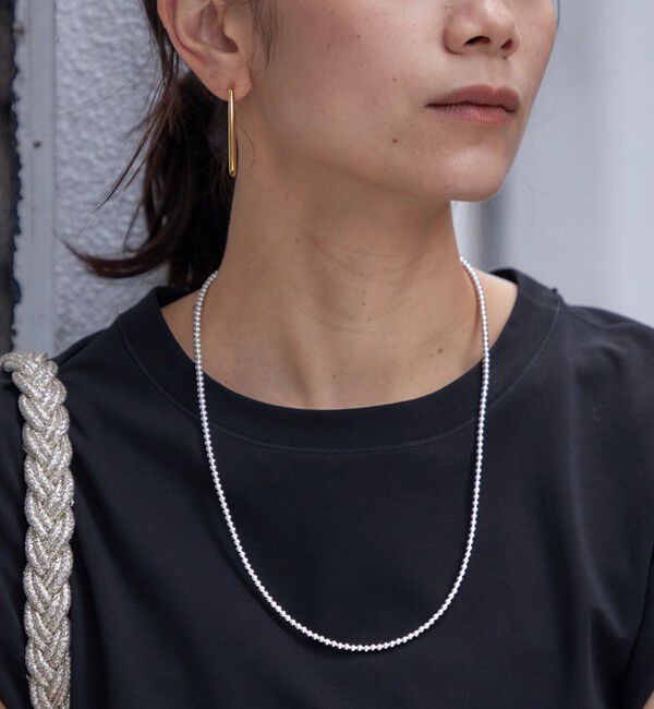 SHIPS for women「INDIAN JEWELRY:ナバホ パール ネックレス（3mm）」|ネックレス|