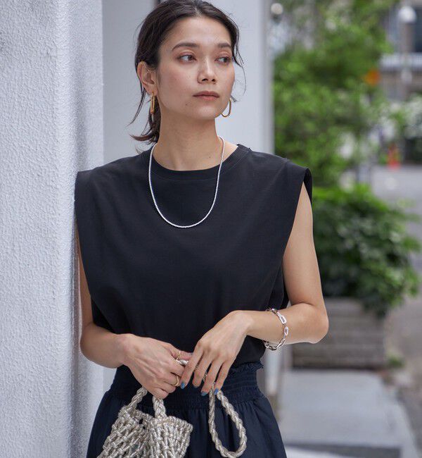 SHIPS for women「INDIAN JEWELRY:ナバホ パール ネックレス（3mm）」|ネックレス|