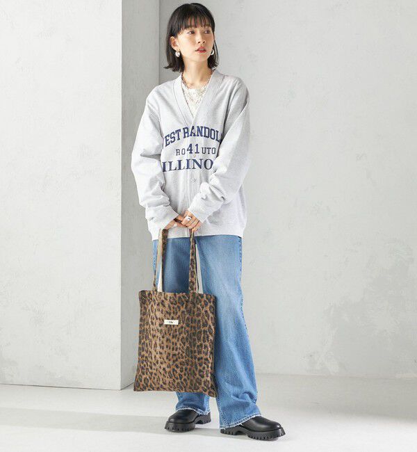 SHIPS for women「【SHIPS別注】Uhr:レオパード トート バッグ」|トートバッグ|