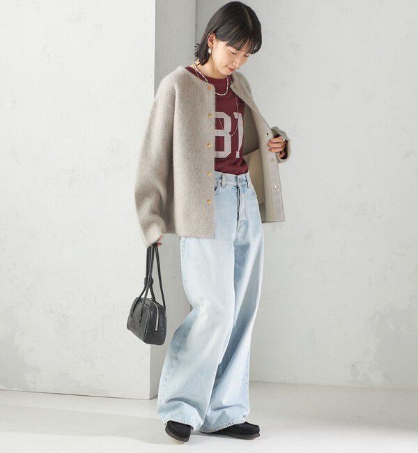 SHIPS for women「【SHIPS別注】81BRANCA:ナンバリング TEE」|Tシャツ・カットソー|