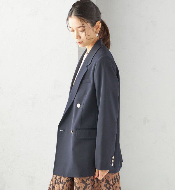 SHIPS for women「ウール ギャバジン ダブル ブレスト ジャケット」|テーラードジャケット|