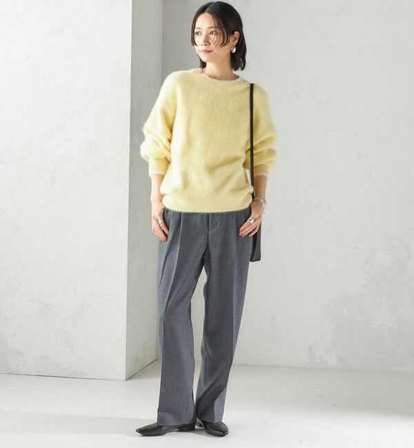 SHIPS for women「〈手洗い可能〉ウォッシャブル ウール タック パンツ」|その他|