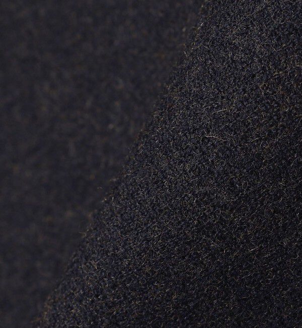 SHIPS for women「セミ 梳毛 配色 リバーシブル ノーカラー ショート コート」|ノーカラーコート|