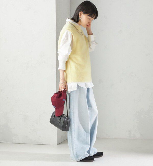 SHIPS for women「杢フォックス カシミヤ ニット ベスト」|ベスト・ジレ|