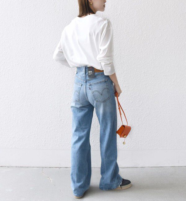 SHIPS for women「プリント ロゴ ロング スリーブ TEE」|Tシャツ・カットソー|