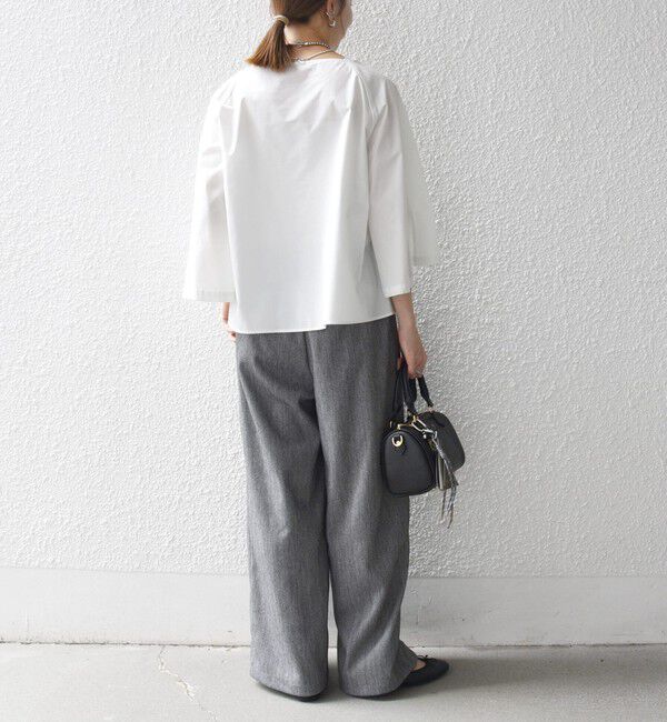 SHIPS any「SHIPS any:〈手洗い可能〉ウォーム イージー ワイド ストレート パンツ」|その他|