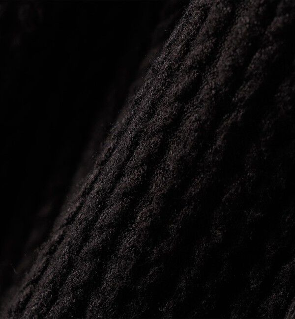 quaranciel「quaranciel:〈手洗い可能〉ケーブル ジャージー Vネック プルオーバー」|Tシャツ・カットソー|