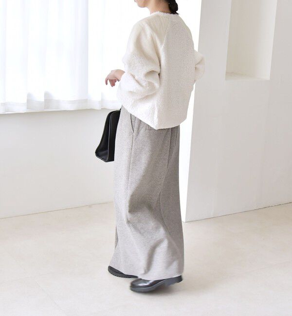 quaranciel「quaranciel:〈洗濯機可能〉ボア &times; チュール コンビ ヨーク プルオーバー」|その他|